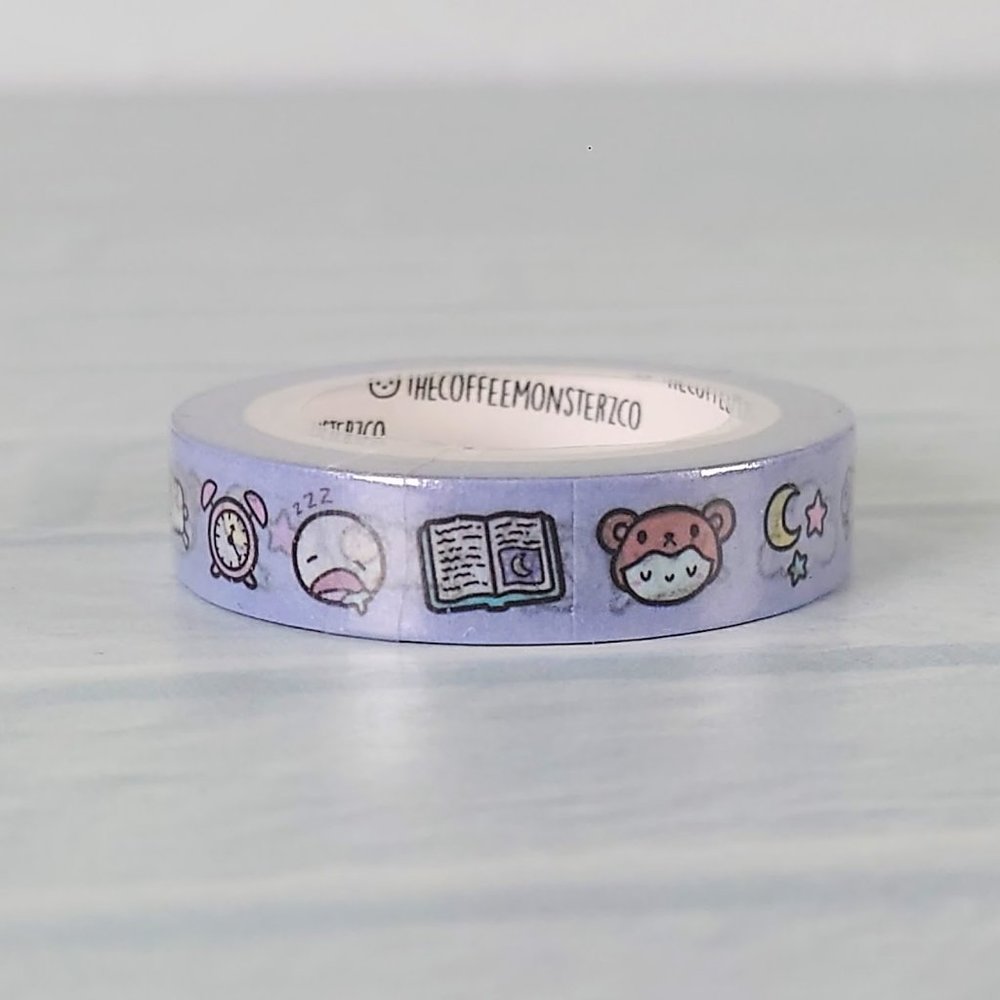 TheCoffeeMonsterzCo TCMC *Preorder* Sleepy Doodles Washi Tape